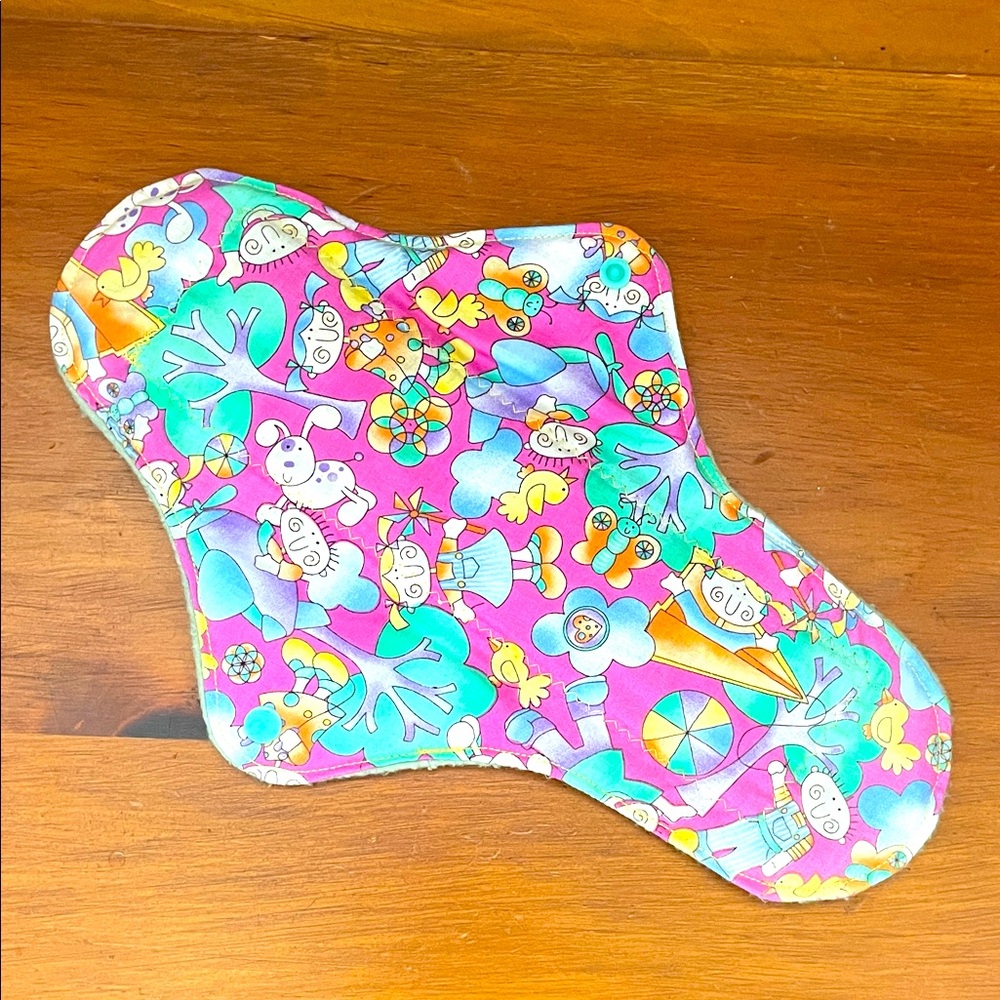 Colorful Cartoon Print Cloth Pad